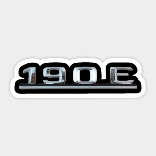 Mercedes Benz 190E Emblem W201 Sticker